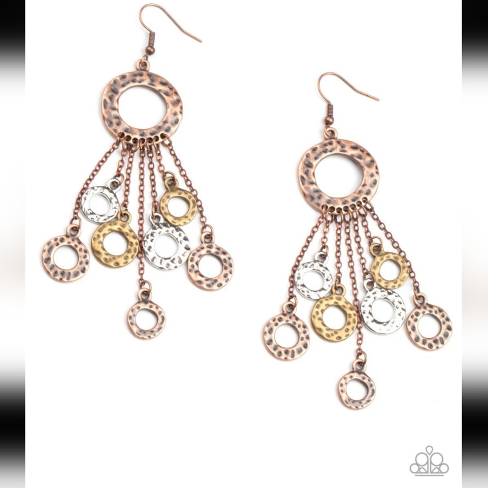Right Under Your NOISE Multi Earrings Fashion Jewelry -Paparazzi